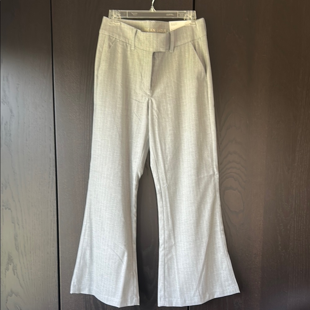 American Eagle Outfitters Gray Boot Cut Flare Pants